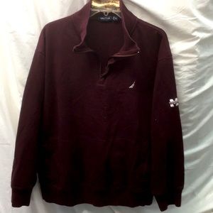 Nautica/MSU pullover sweatshirt  jacket men sz XL